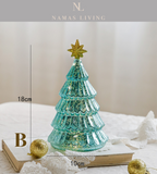 Christmas Tree Holiday Glass Ornament