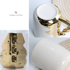 GIFTING INSPIRATION - White and Gold Holiday Mug