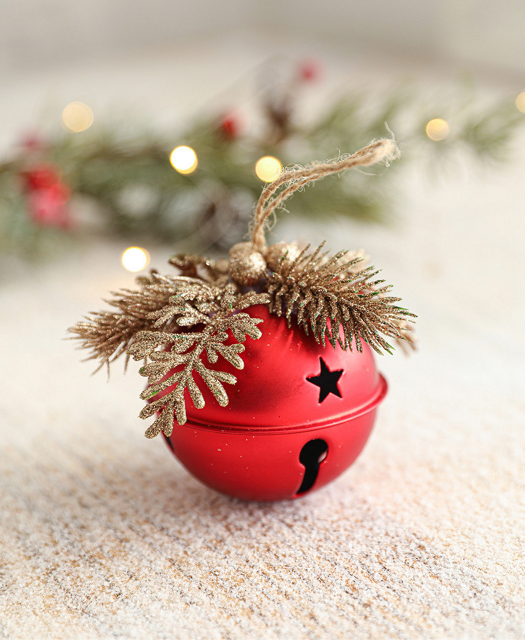 Classic Pine Bell Ornament