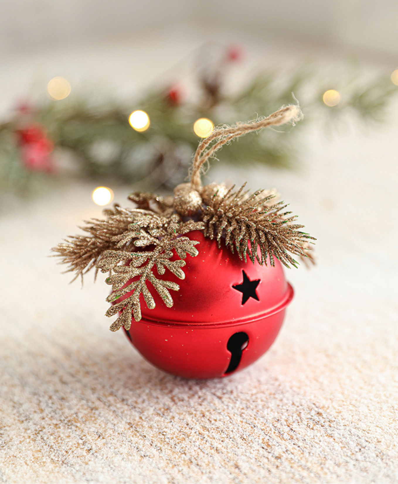 Classic Pine Bell Ornament