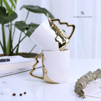 GIFTING INSPIRATION - White and Gold Holiday Mug