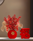 Fu Blessing Ginkgo Arrangement Set