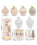 Champagne Chic Ornament Set