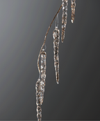 Golden Crystal Drop Ornament