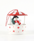 Santa & Snowman Parachute Ornaments