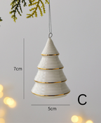 Christmas Spruce Ceramic Ornament