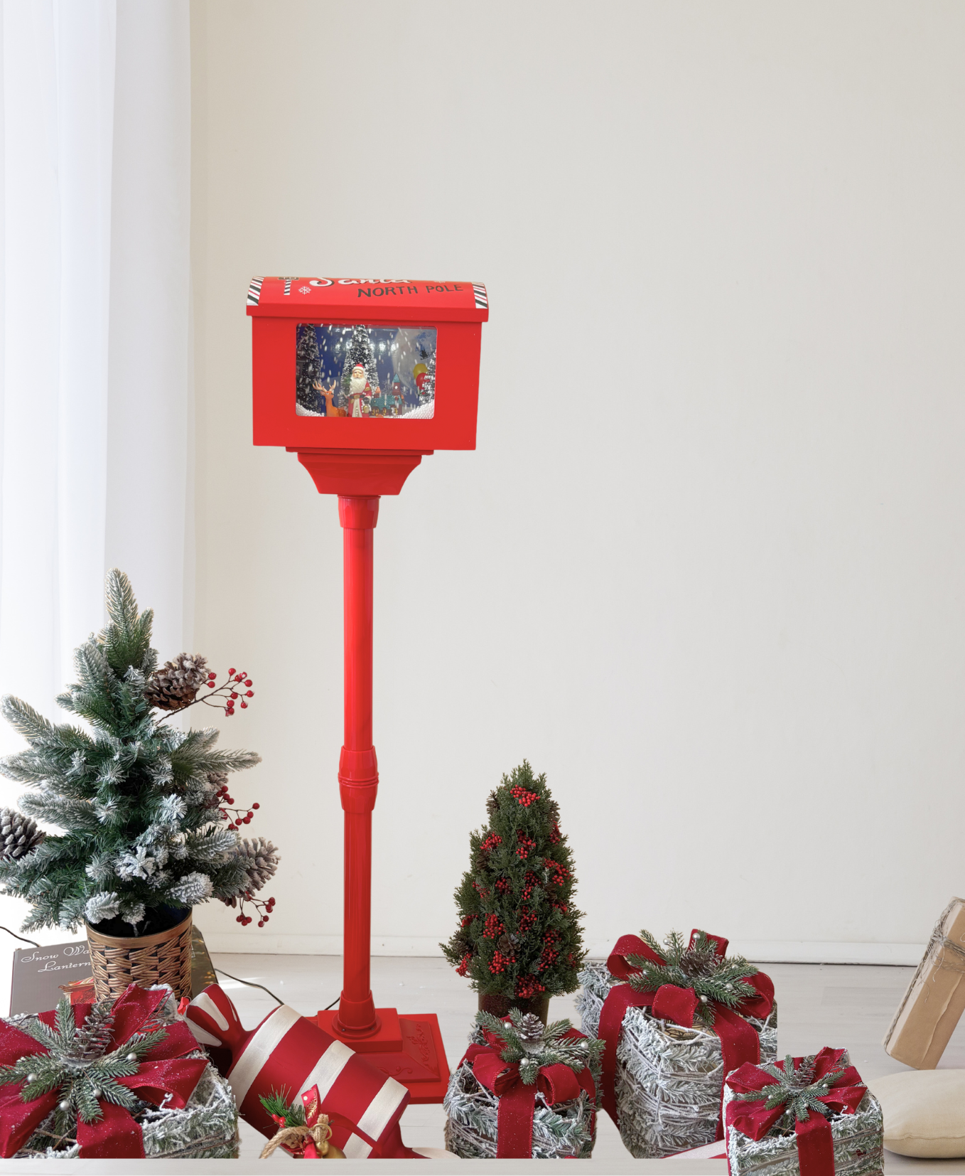 Santa’s North Pole Lighted Mailbox