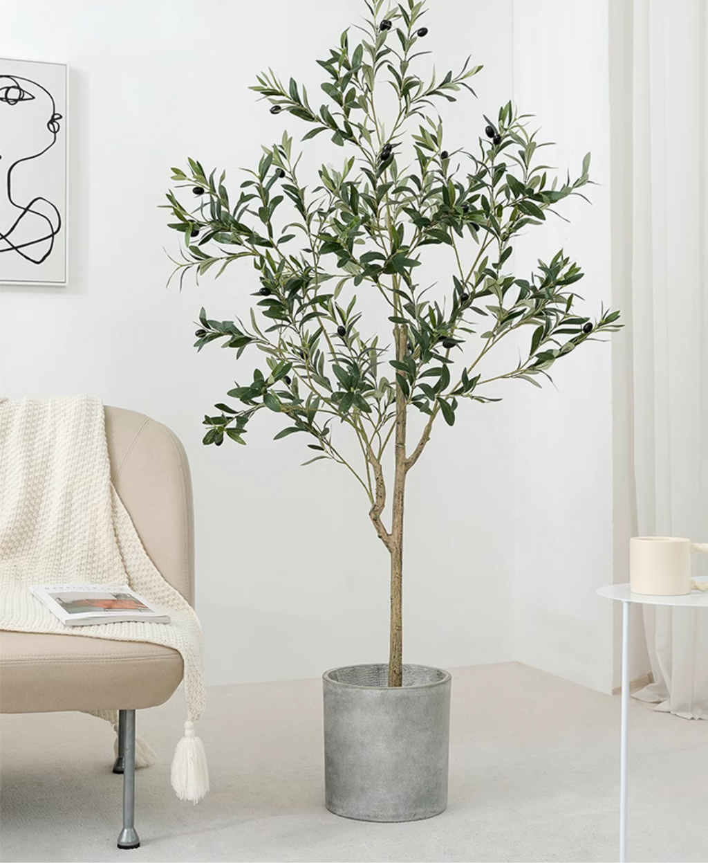 Olive Tree Faux Artificial Plant