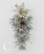 Minted Grace Holiday Wreath