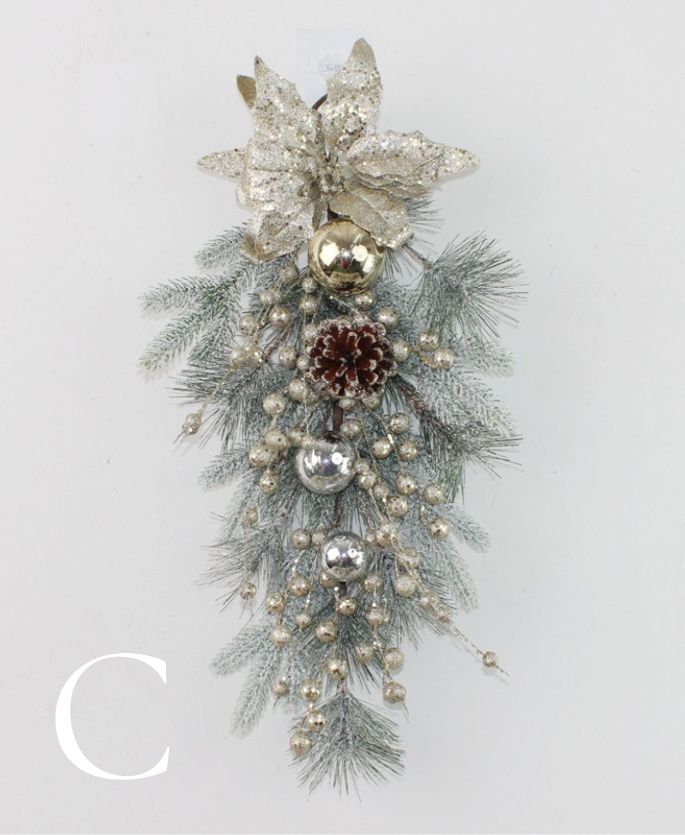 Minted Grace Holiday Wreath
