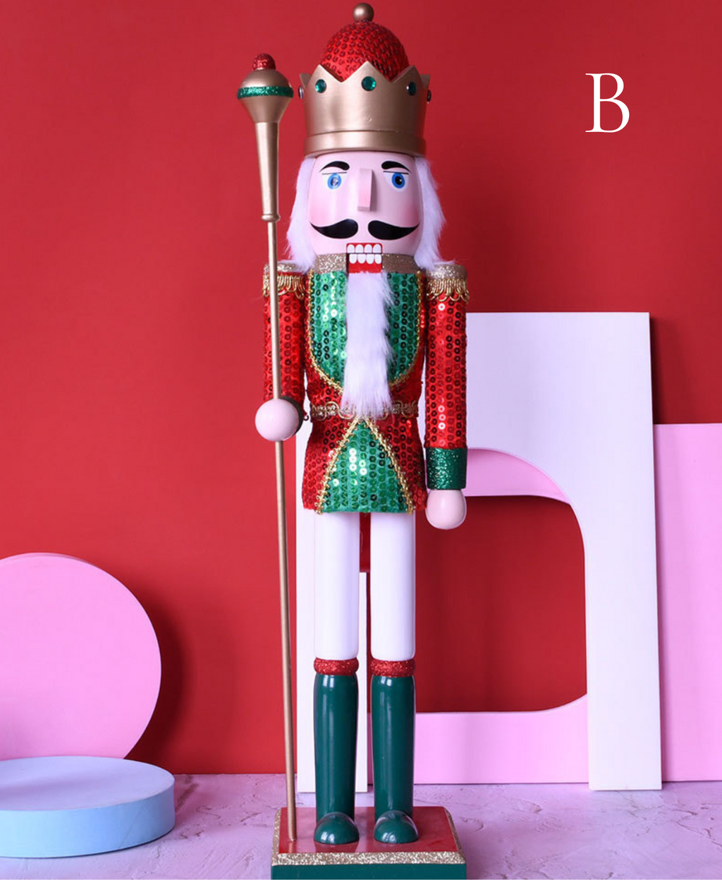 Holiday Sparkle Nutcracker – 60 cm