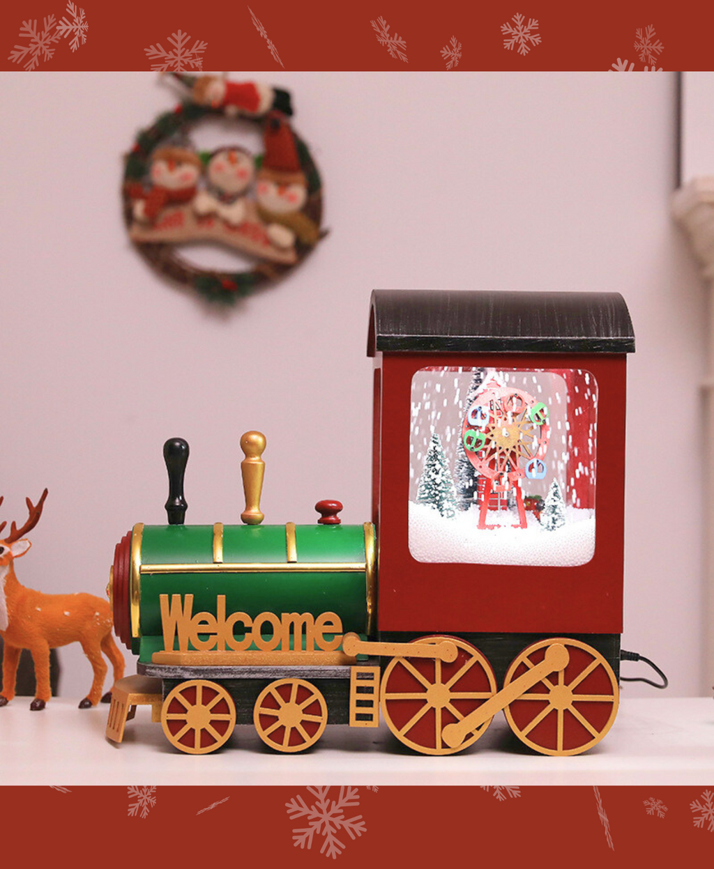 Northlight Musical Christmas Train Diorama