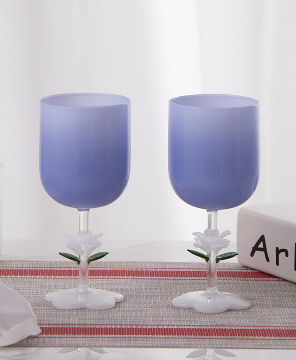 GIFTING INSPIRATION - Blue Jade Bloom Wine Glass