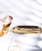 GIFTING INPSIRATION  - Golden Luxe Oval Tray