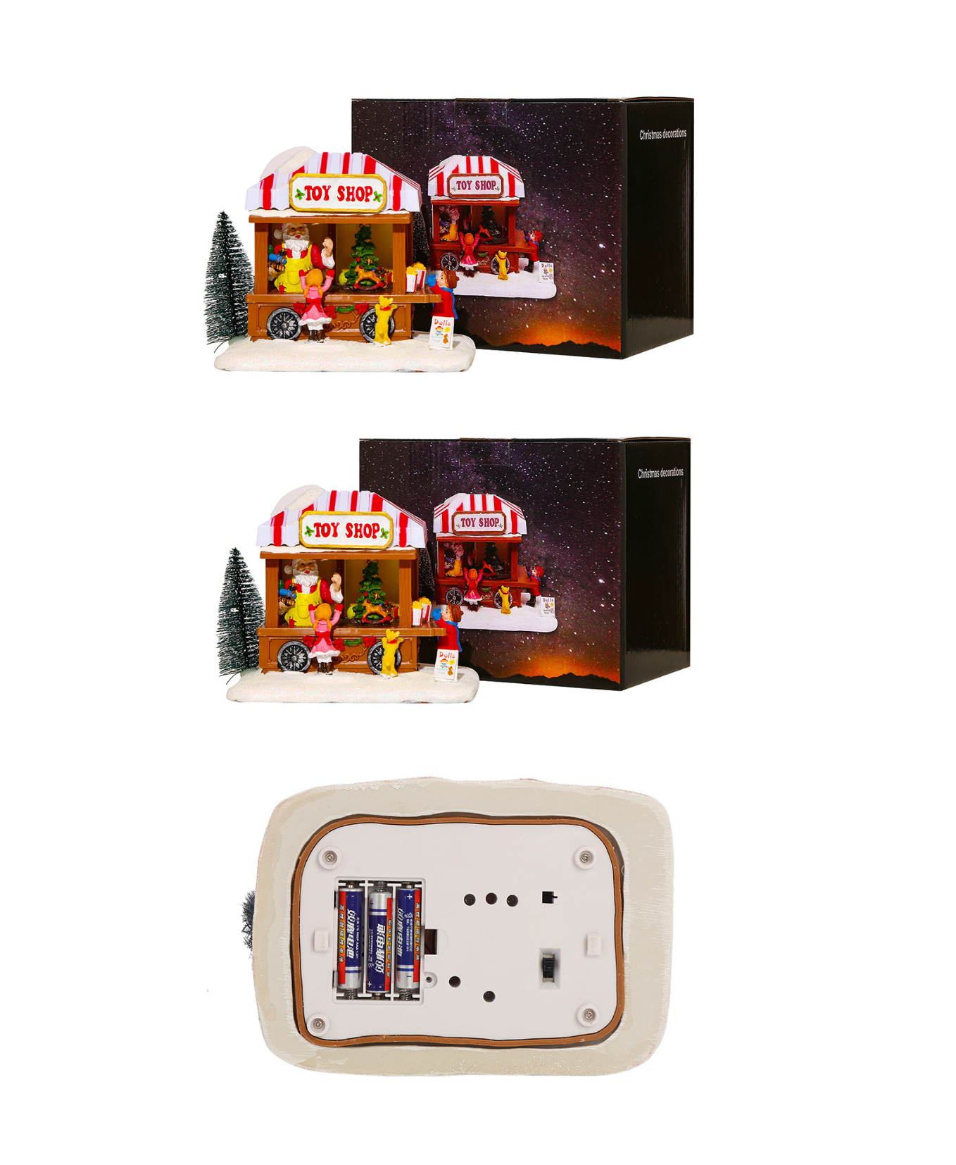 Santa's Sweet Lane Light-Up Shops