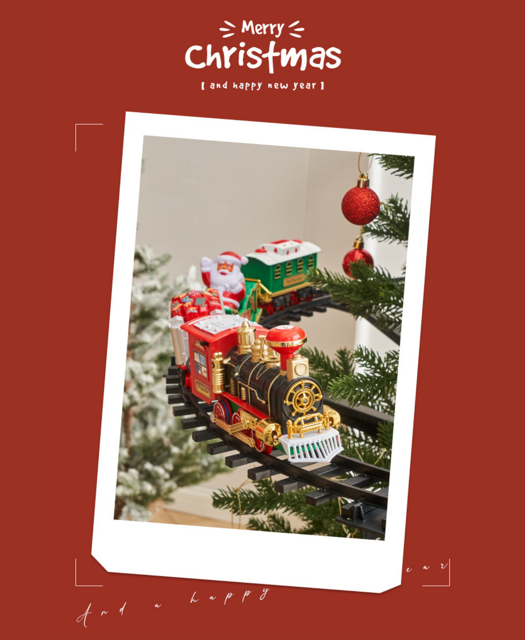 Santa’s Freight Tree Train - Suspended Rail Edition