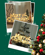 Glow Script Christmas Light