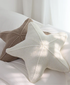 Starfish Knitted Pillow