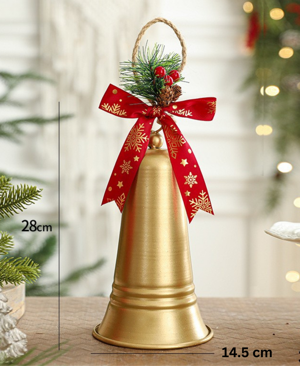 Golden Trumpet Bell Decoration
