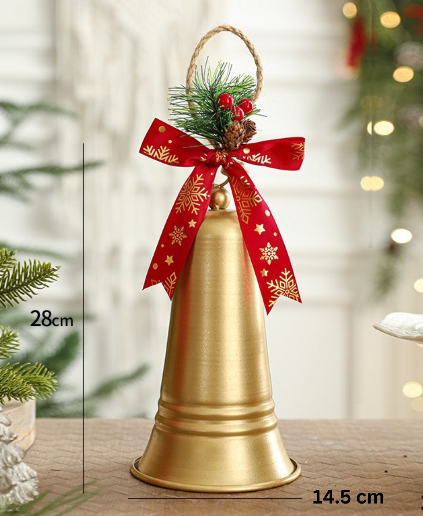 Golden Trumpet Bell Decoration