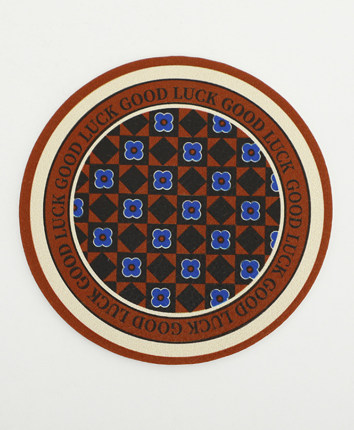 Retro Bloom Round Mat