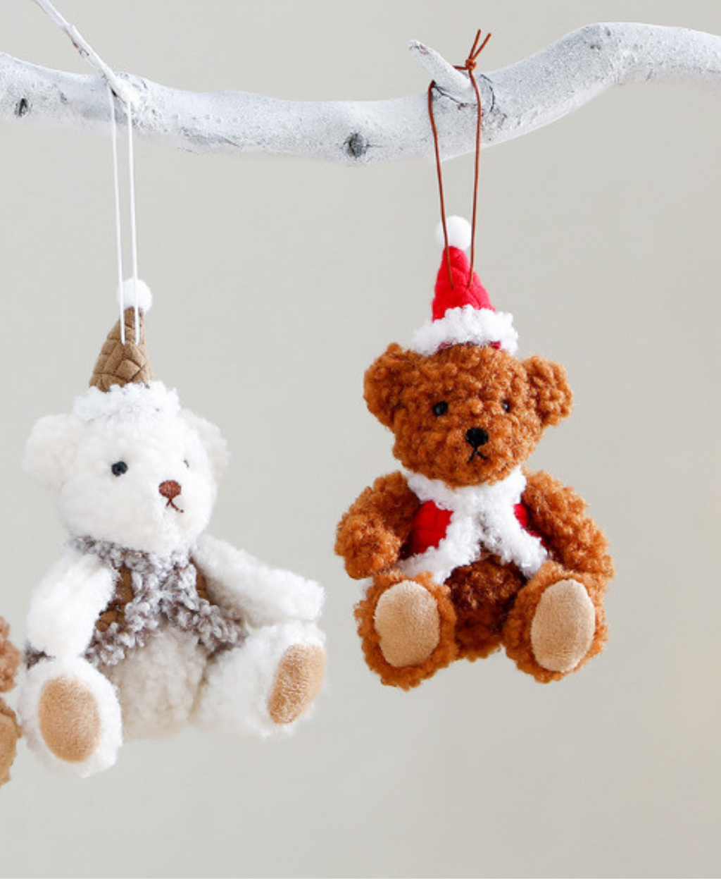 Jolly Teddy Christmas Ornament