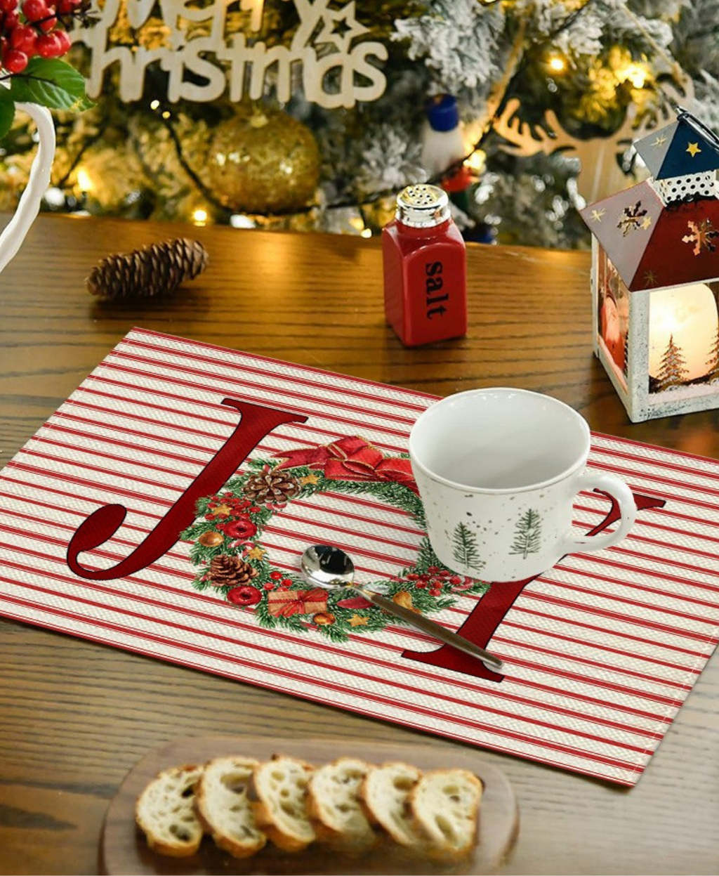 Christmas Dining Placemats Set
