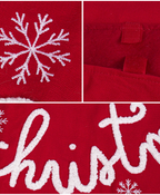 Embroidered Merry Christmas Tree Skirt