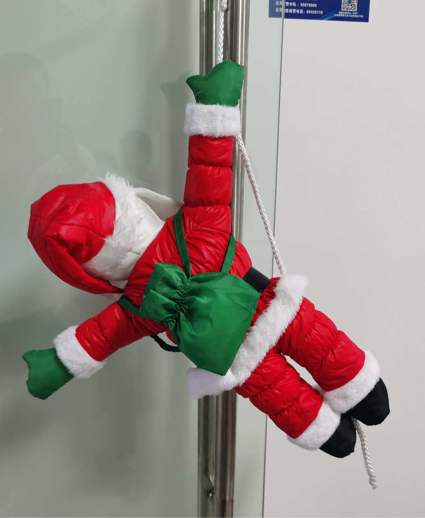 Santa's Climb Christmas Decoration