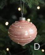 Artistic Glass Ball Christmas Ornament