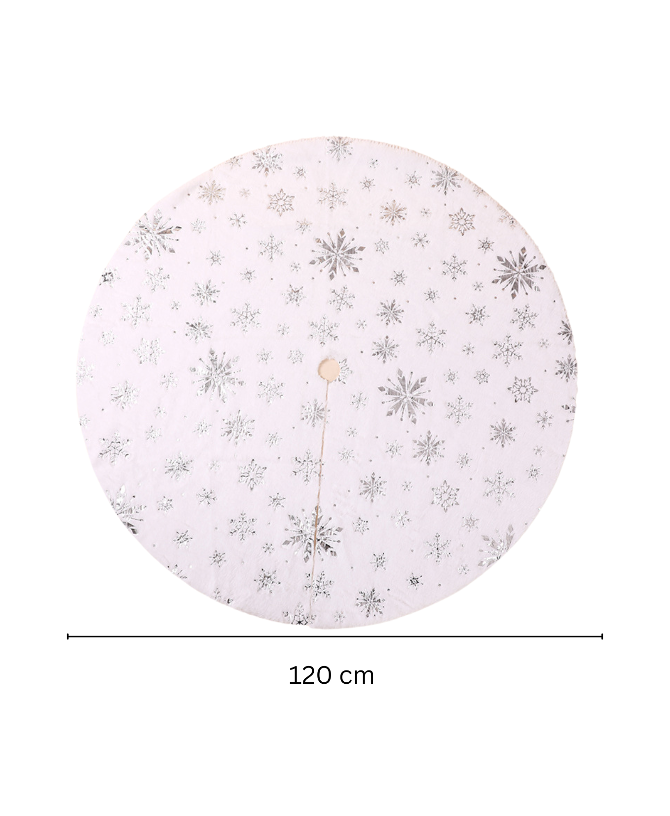 White Snowflake Tree Skirt