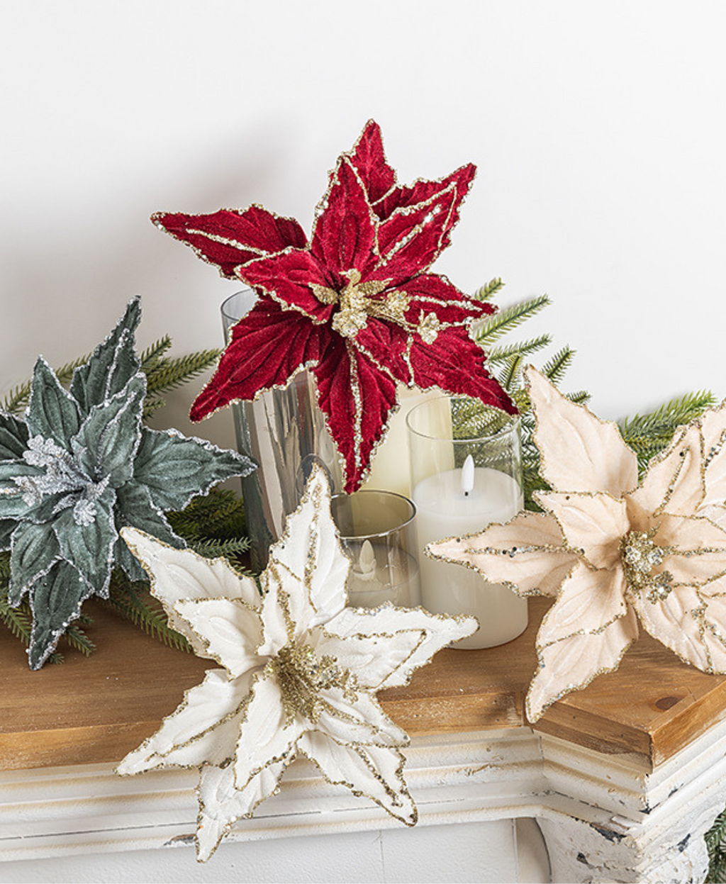 Christmas Velvet Bloom Ornament