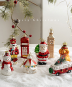 Glass Charm Christmas Ornaments