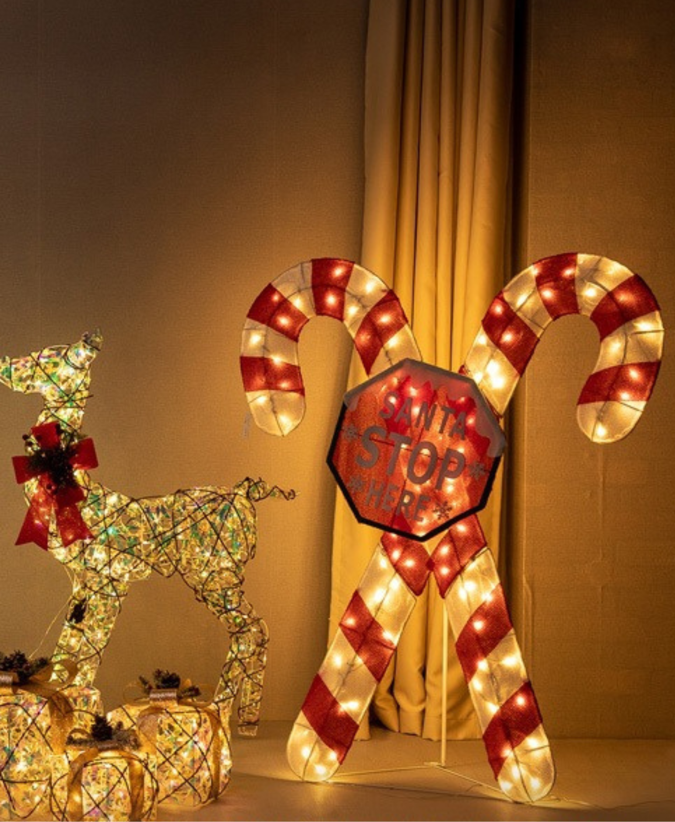 Giant Cane LED Christmas Decoration