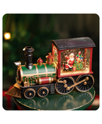 Santa’s Journey Train Music Box