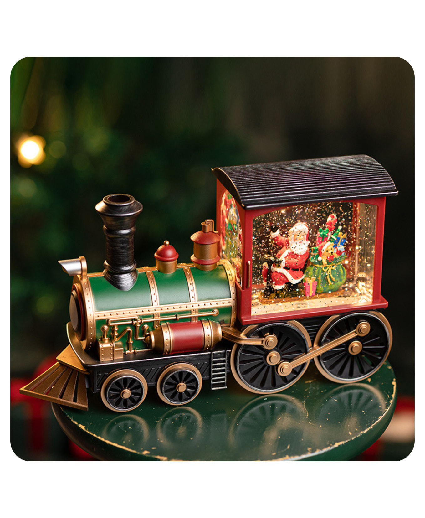 Santa’s Journey Train Music Box