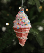 Sweet Pink Christmas Ornament Set