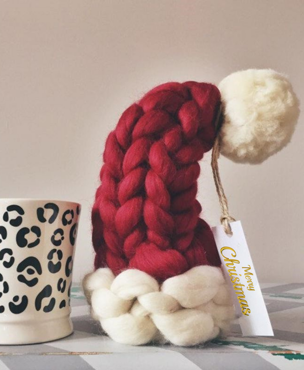 Nordic Knit Holiday Hat