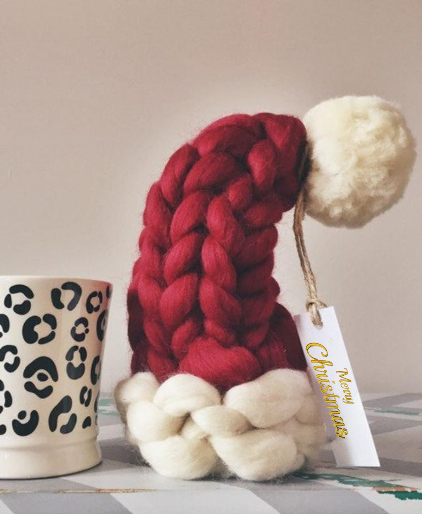 Nordic Knit Holiday Hat