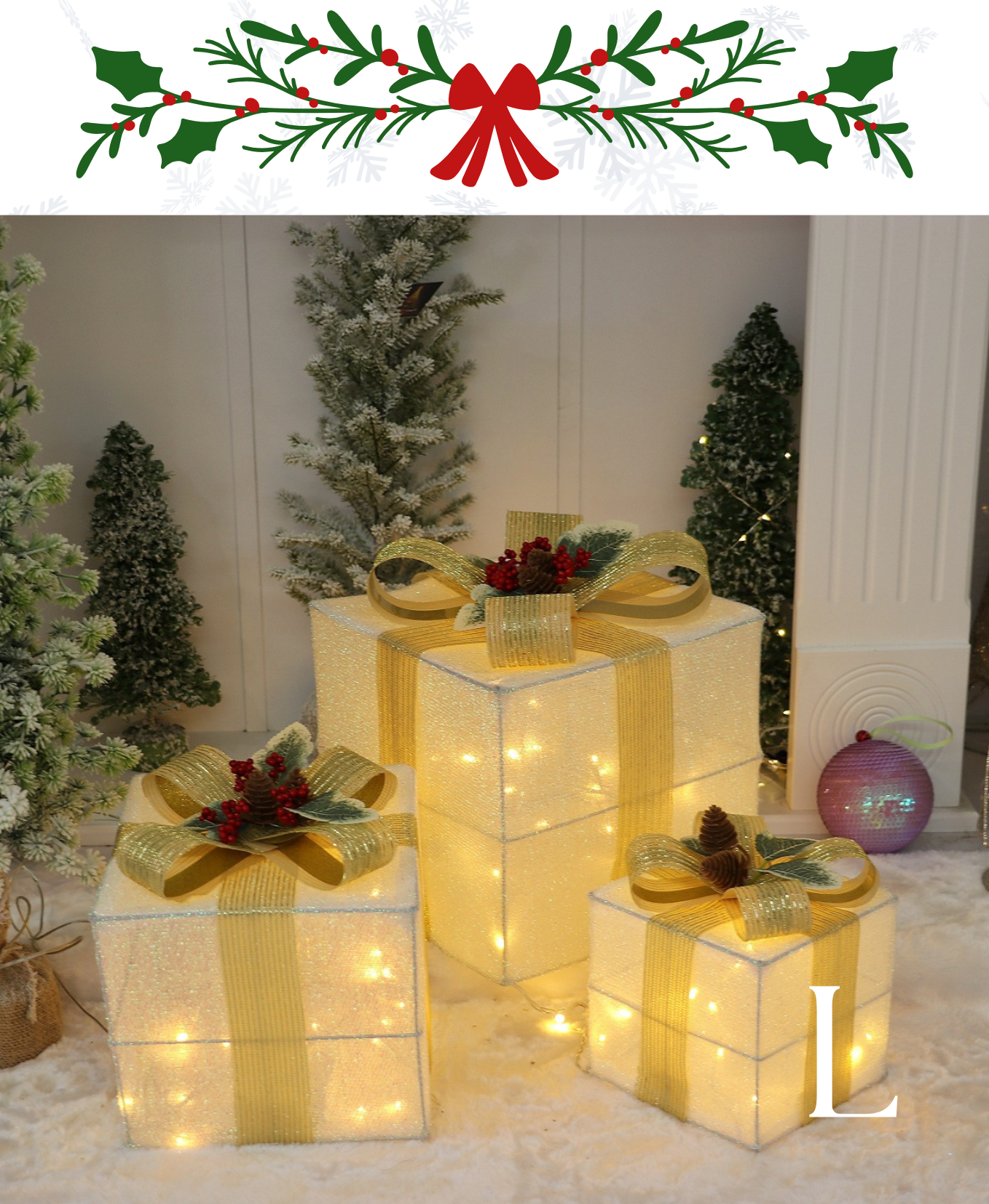 Magical Christmas Tree Gift Box Decoration