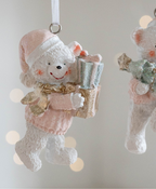 Christmas Bear Couple Ornament