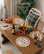 Classic Round Nutcracker Placemat