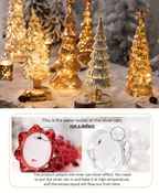 Auric Glass Christmas Tree Decoration