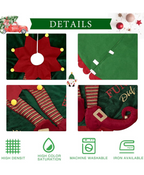 Elf Legs Christmas Tree Skirt