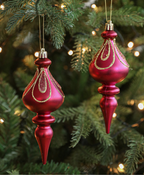 Red Rose Christmas Tree Charms