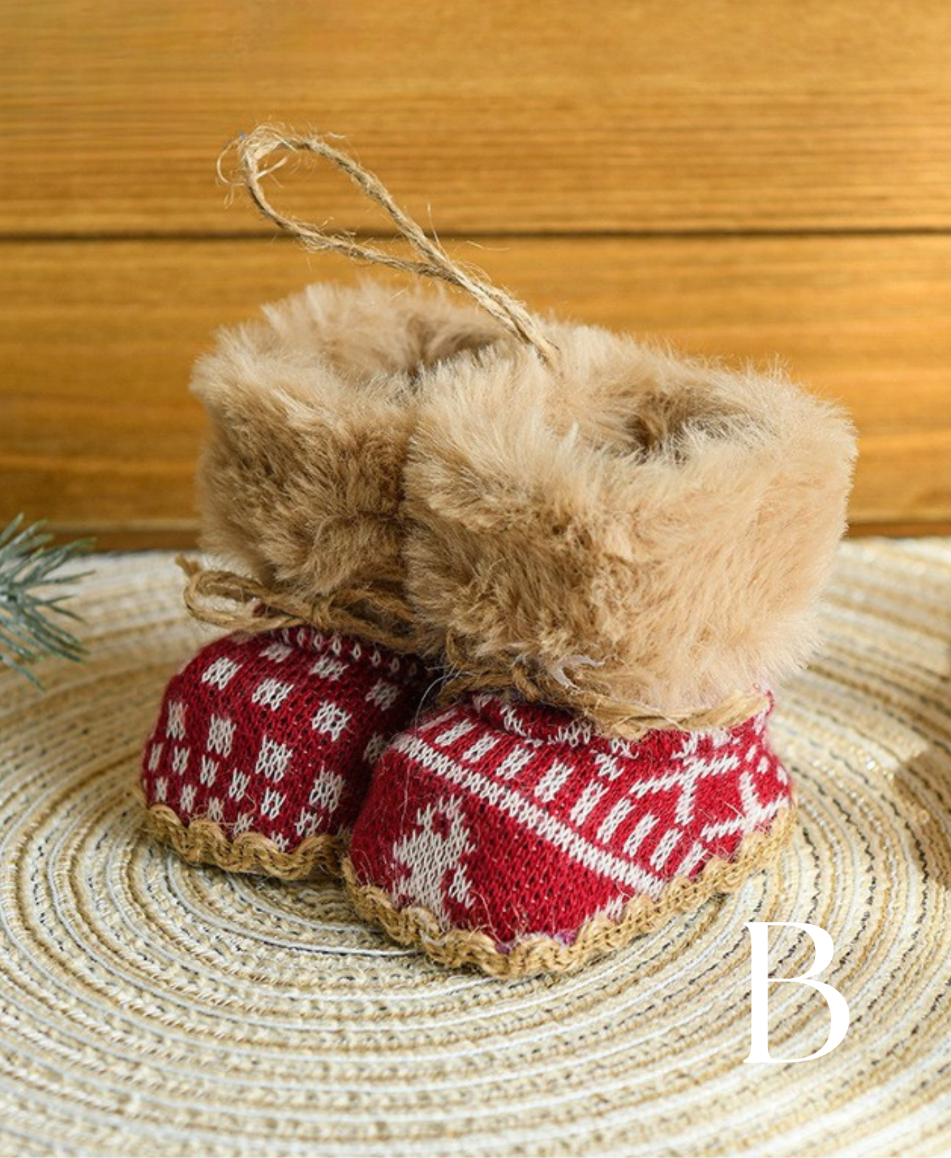 Mini Holiday Boots Ornament