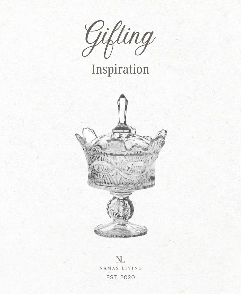 GIFTING INSPIRATION - Elyana Glass Storage Jar