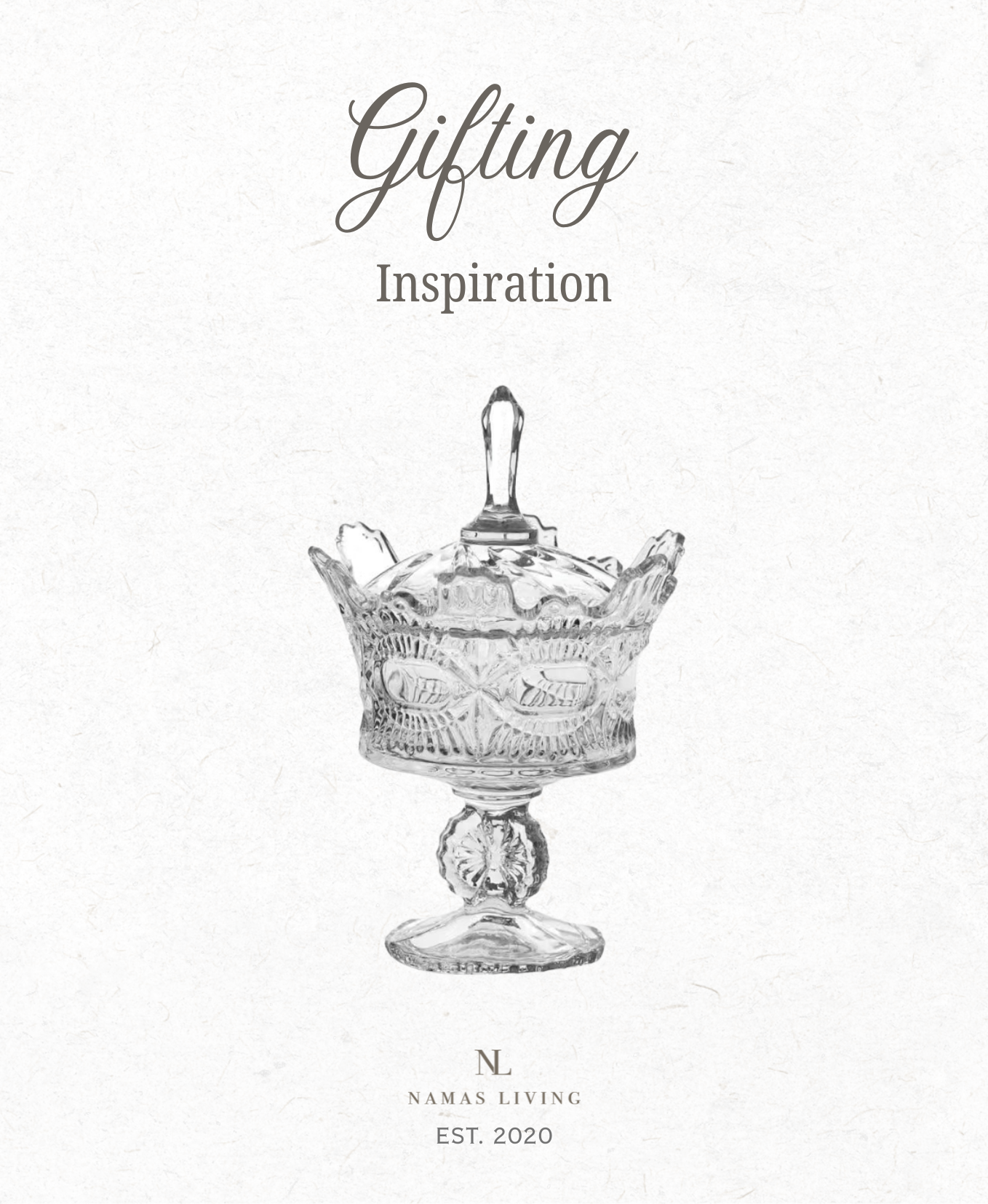GIFTING INSPIRATION - Elyana Glass Storage Jar