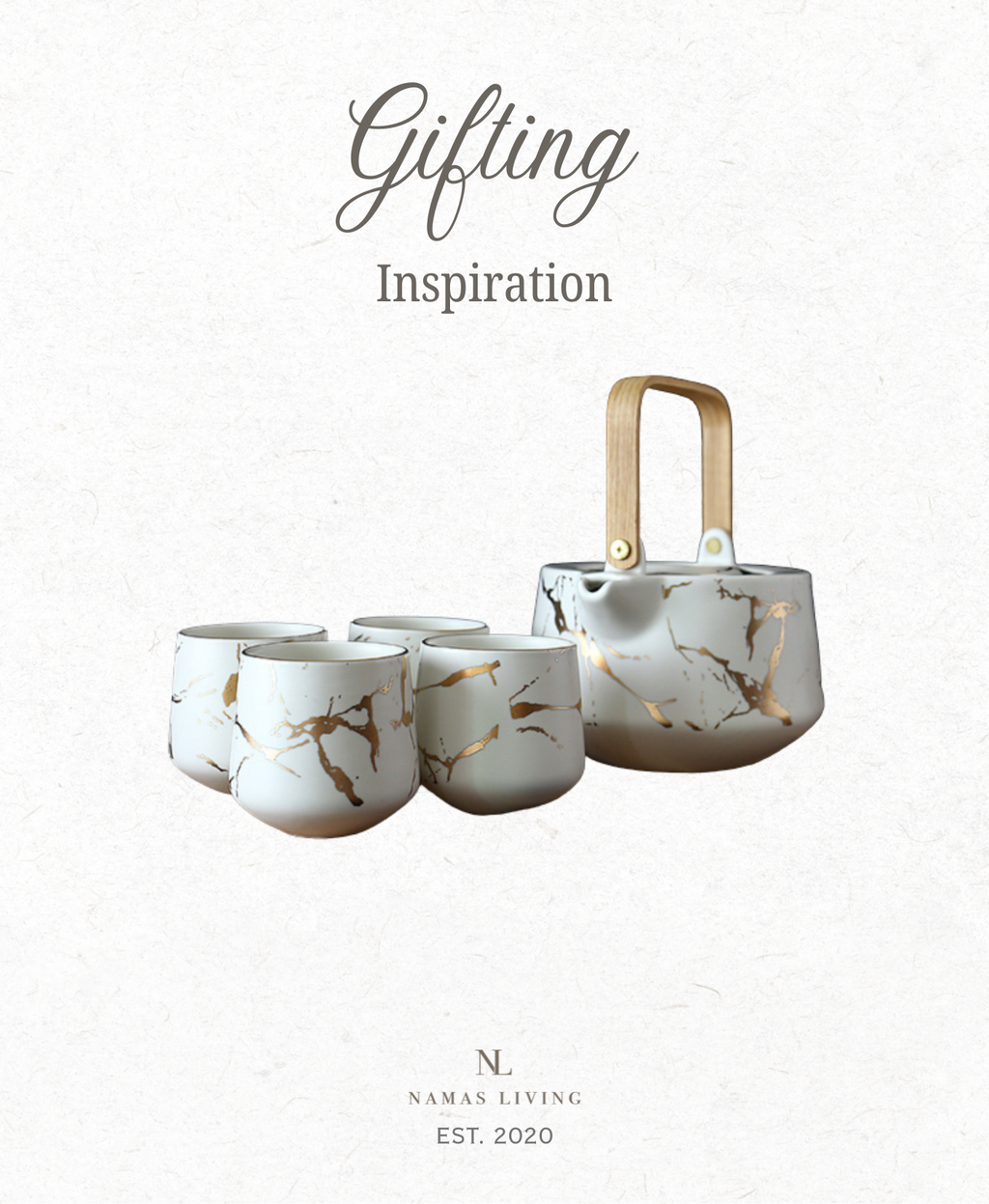 GIFTING INSPIRATION - Vienna Marble Tea Set