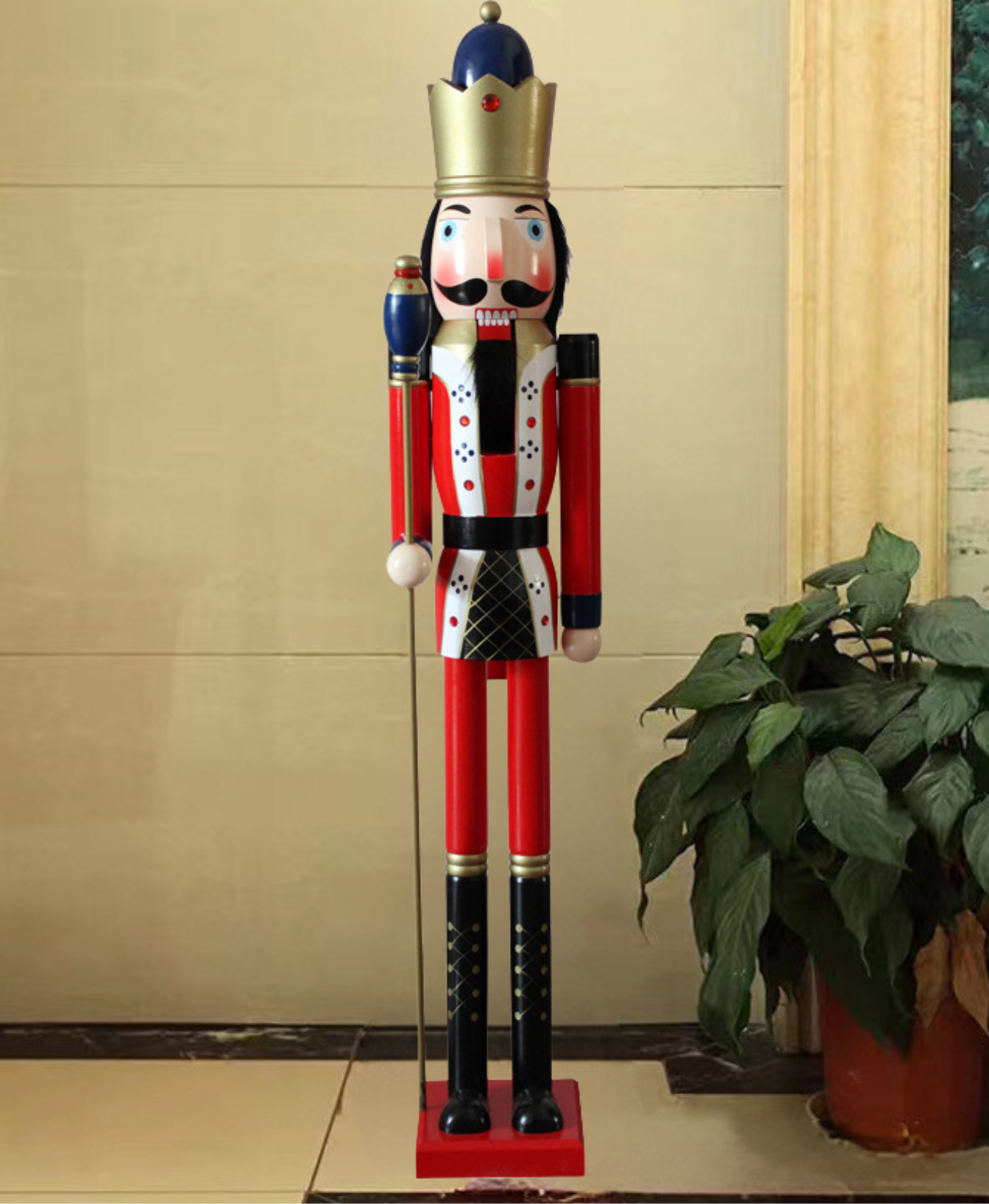 Giant 150cm Holiday Nutcracker Ornament